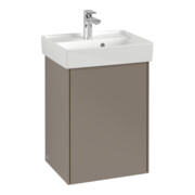 V&B Waschtischunterschrank Collaro 41x54,6x34,4cm, WT mit, Anschl re, taupe