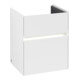 V&B Waschtischunterschrank Collaro 46x54,6x37,4cm, WT mi, LED, wh. ma-1