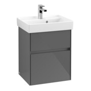 V&B Waschtischunterschrank Collaro 46x54,6x37,4cm, WT mittig, glossy grey