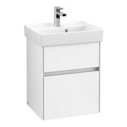 V&B Waschtischunterschrank Collaro 46x54,6x37,4cm, WT mittig, glossy white