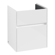 V&B Waschtischunterschrank Collaro 46x54,6x37,4cm, WT mittig, glossy white-3