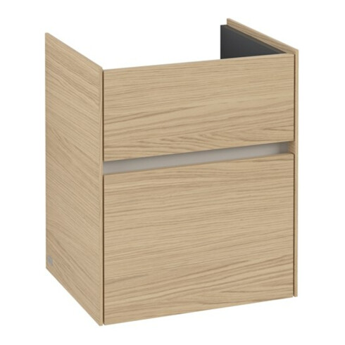 V&B Waschtischunterschrank Collaro 46x54,6x37,4cm, WT mittig, nordic oak