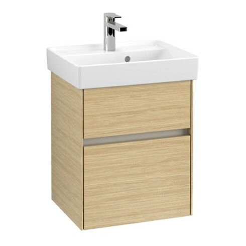 V&B Waschtischunterschrank Collaro 46x54,6x37,4cm, WT mittig, nordic oak