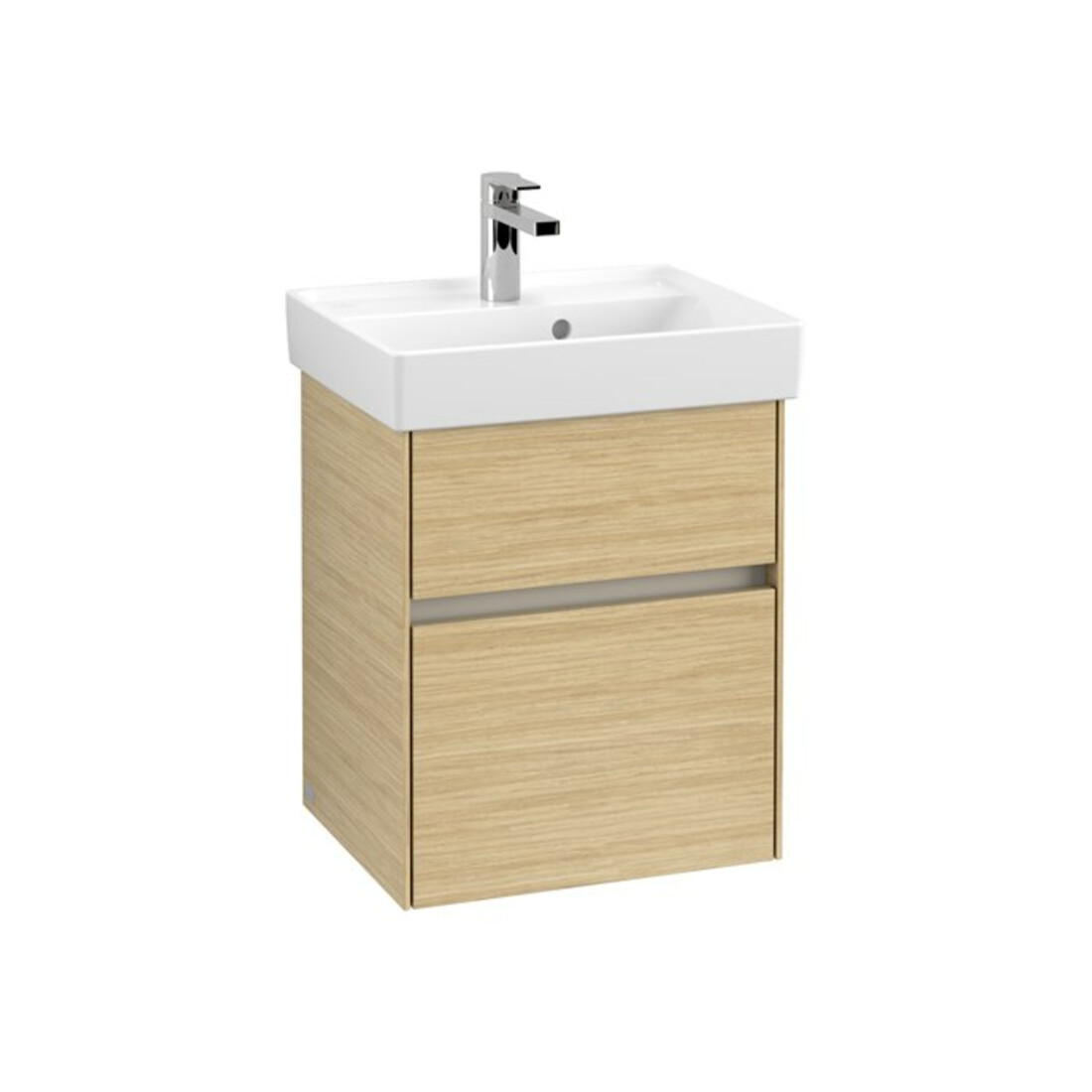 V&B Waschtischunterschrank Collaro 46x54,6x37,4cm, WT mittig, nordic oak