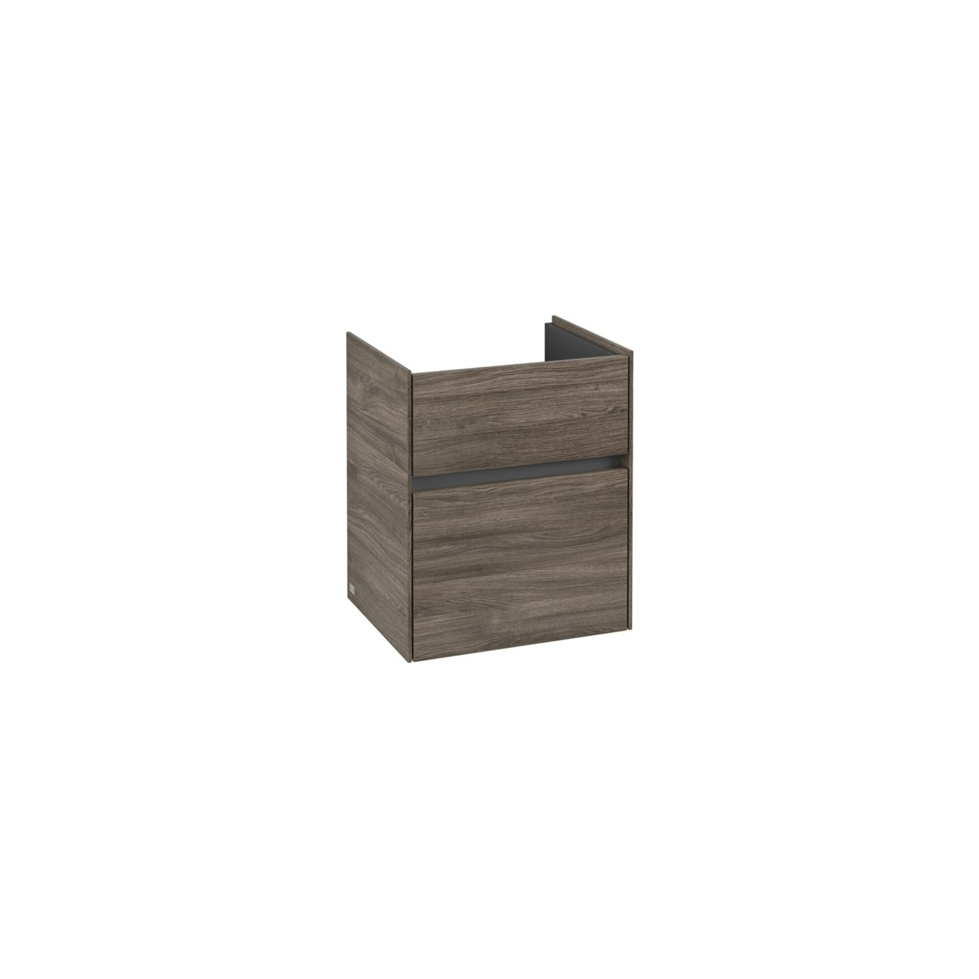 V&B Waschtischunterschrank Collaro 46x54,6x37,4cm, WT mittig, stone oak ; Villeroy & Boch