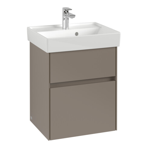 V&B Waschtischunterschrank Collaro 46x54,6x37,4cm, WT mittig, taupe