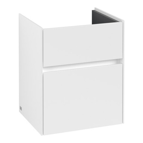 V&B Waschtischunterschrank Collaro 46x54,6x37,4cm, WT mittig, white matt