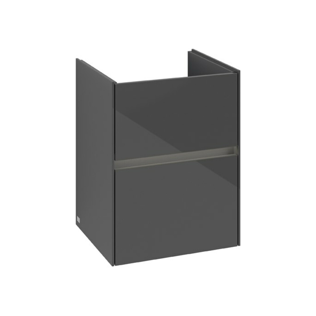 V&B Waschtischunterschrank Collaro 47,2x61x40,4cm, WT mi, LED 3,1W, glo Gr