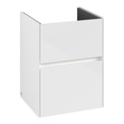 V&B Waschtischunterschrank Collaro 47,2x61x40,4cm, WT mi, LED 3,1W, glo wh.