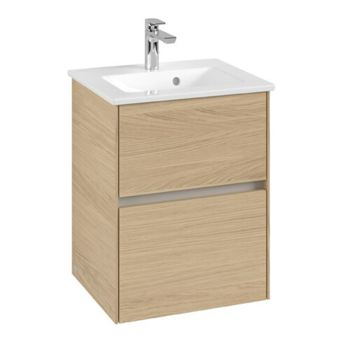 V&B Waschtischunterschrank Collaro 47,2x61x40,4cm, WT mittig, nordic oak