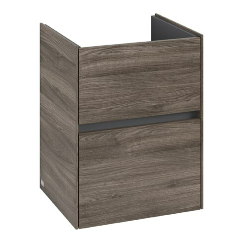 V&B Waschtischunterschrank Collaro 47,2x61x40,4cm, WT mittig, stone oak