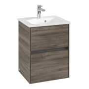 V&B Waschtischunterschrank Collaro 47,2x61x40,4cm, WT mittig, stone oak-4