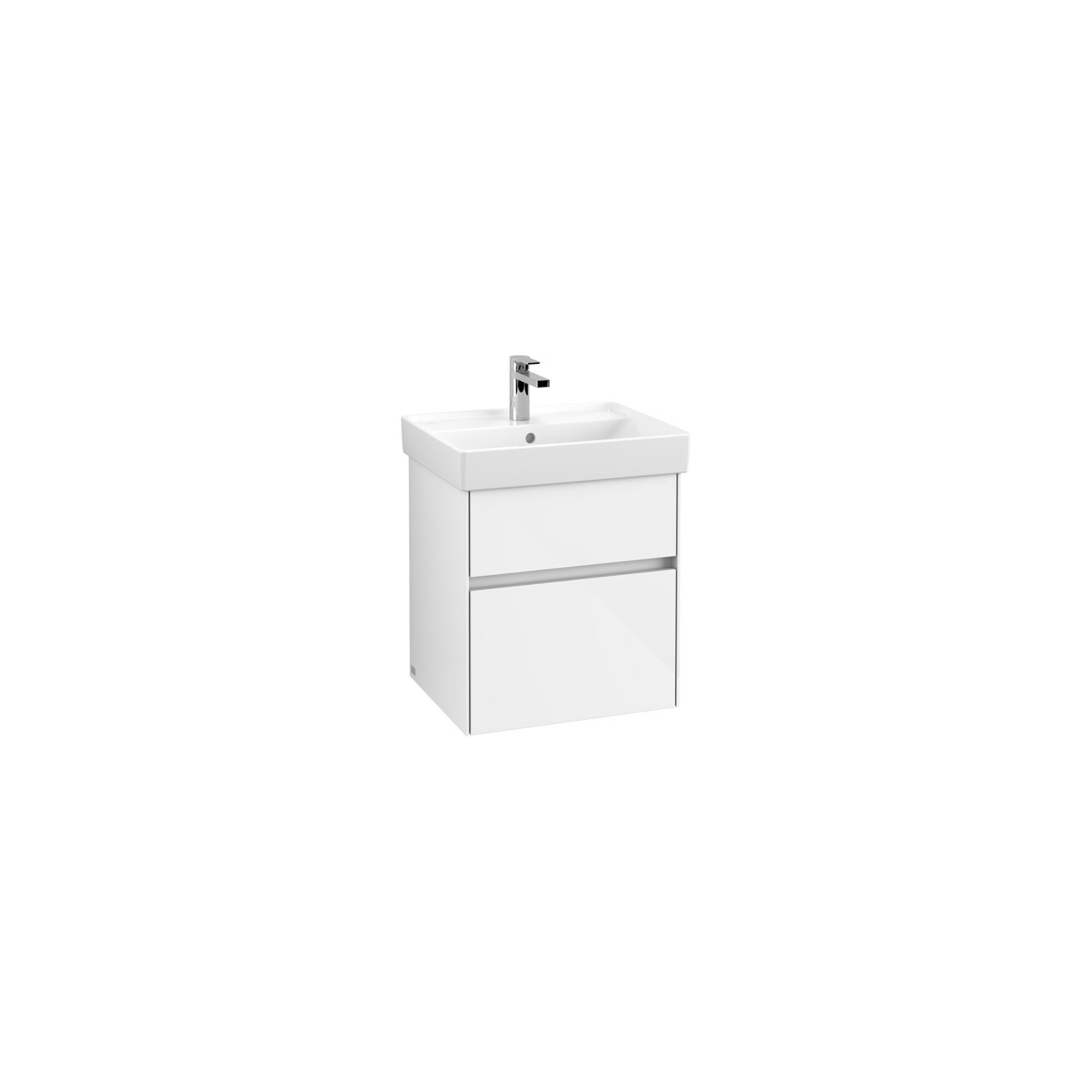 V&B Waschtischunterschrank Collaro 51x54,6x41,4cm, WT mittig, glossy white ; Villeroy & Boch