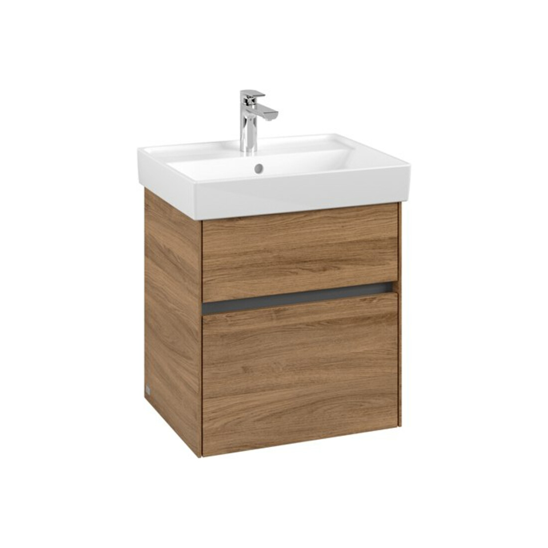 V&B Waschtischunterschrank Collaro 51x54,6x41,4cm, WT mittig, kansas oak