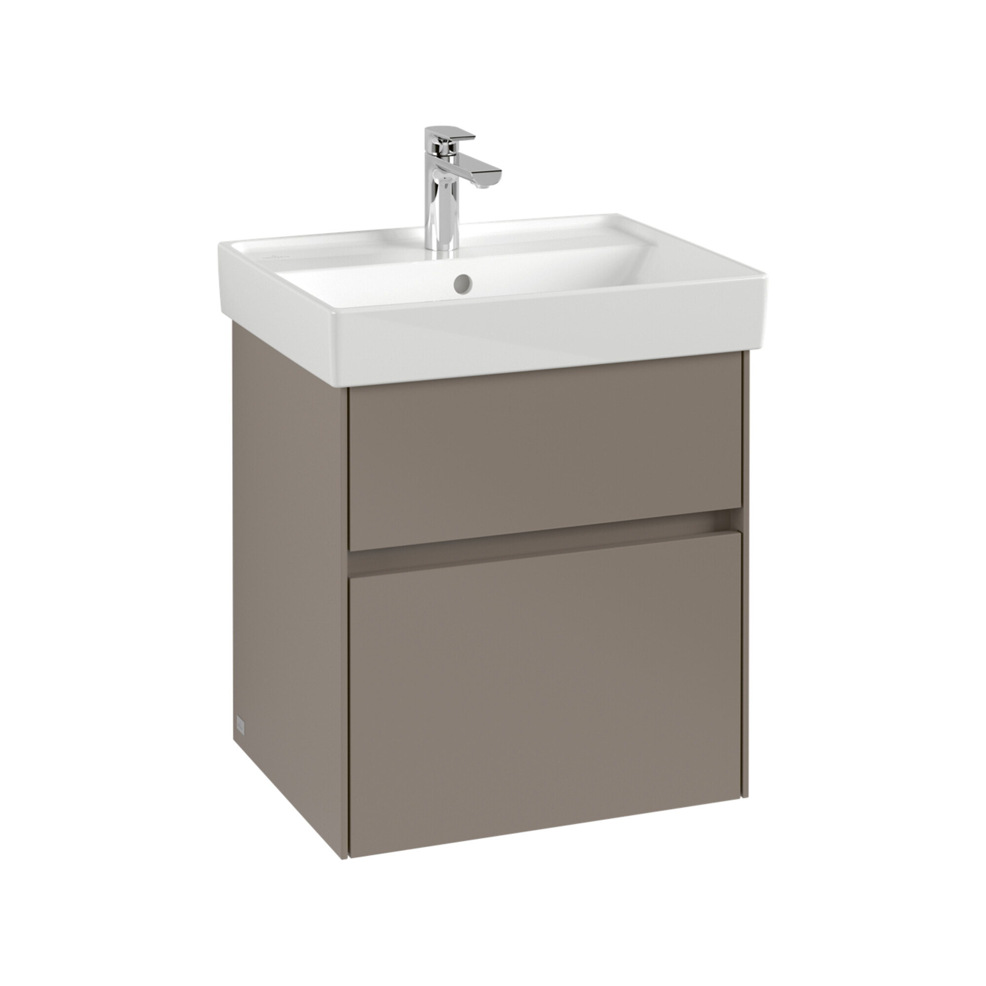 V&B Waschtischunterschrank Collaro 51x54,6x41,4cm, WT mittig, taupe ; Villeroy & Boch