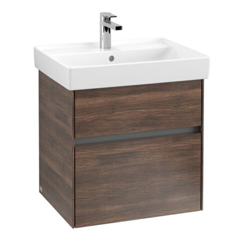 V&B Waschtischunterschrank Collaro 55,4x54,6x44,4cm, WT mi, LED, Ariz. Oa