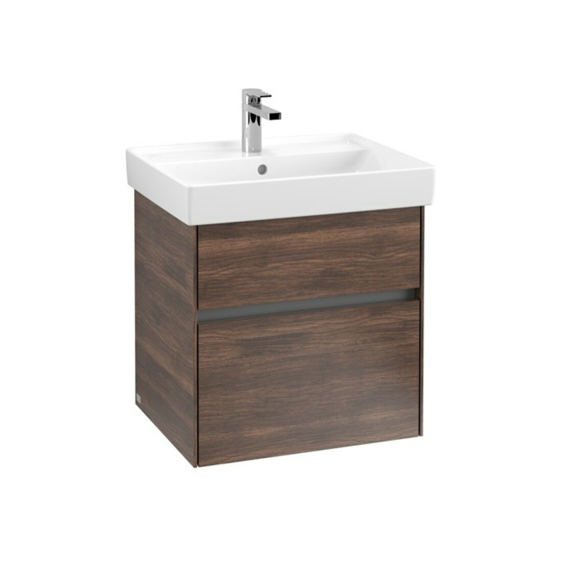 V&B Waschtischunterschrank Collaro 55,4x54,6x44,4cm, WT mi, LED, Ariz. Oa