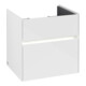 V&B Waschtischunterschrank Collaro 55,4x54,6x44,4cm, WT mi, LED, glo wh.-3