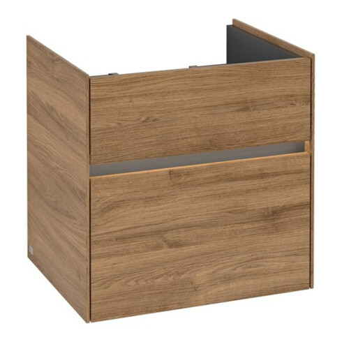 V&B Waschtischunterschrank Collaro 55,4x54,6x44,4cm, WT mi, LED, Kan Oa