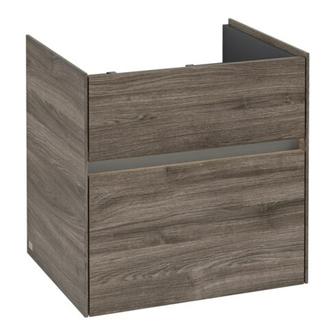 V&B Waschtischunterschrank Collaro 55,4x54,6x44,4cm, WT mi, LED, st. Oa