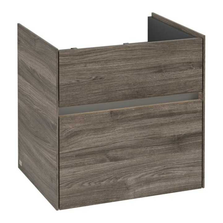 V&B Waschtischunterschrank Collaro 55,4x54,6x44,4cm, WT mi, LED, st. Oa