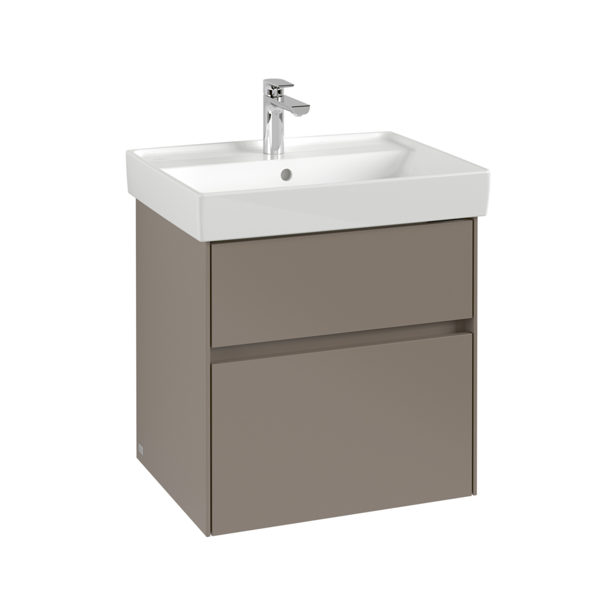 V&B Waschtischunterschrank Collaro 55,4x54,6x44,4cm, WT mi, LED, wh. Oa ; Villeroy & Boch
