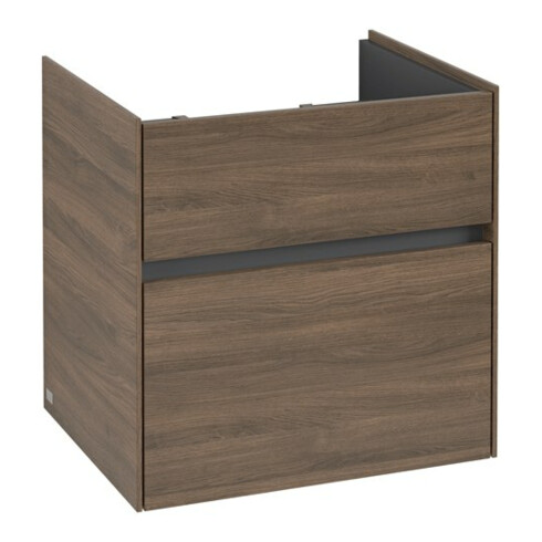 V&B Waschtischunterschrank Collaro 55,4x54,6x44,4cm, WT mittig, arizona oak