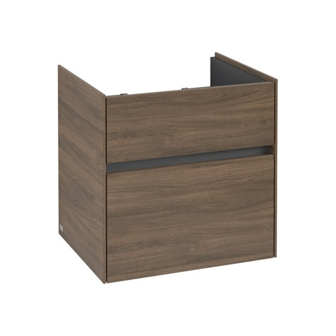 V&B Waschtischunterschrank Collaro 55,4x54,6x44,4cm, WT mittig, arizona oak