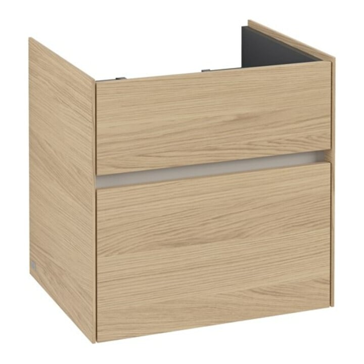 V&B Waschtischunterschrank Collaro 55,4x54,6x44,4cm, WT mittig, nordic oak
