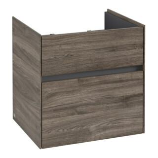 V&B Waschtischunterschrank Collaro 55,4x54,6x44,4cm, WT mittig, stone oak