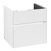 V&B Waschtischunterschrank Collaro 55,4x54,6x44,4cm, WT mittig, white matt