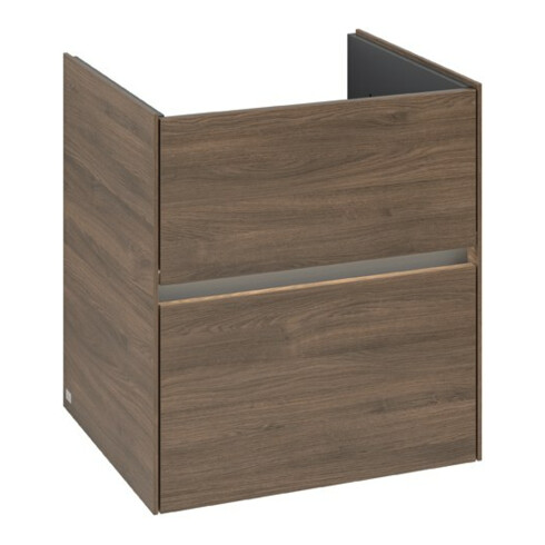 V&B Waschtischunterschrank Collaro 56,1x61x48cm, WT mi, LED 3,9W, Ariz. Oa