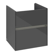 V&B Waschtischunterschrank Collaro 56,1x61x48cm, WT mi, LED 3,9W, glo Gr
