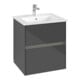 V&B Waschtischunterschrank Collaro 56,1x61x48cm, WT mi, LED 3,9W, glo Gr-3