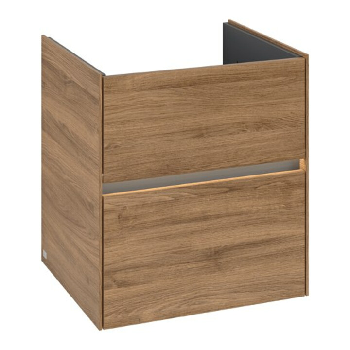 V&B Waschtischunterschrank Collaro 56,1x61x48cm, WT mi, LED 3,9W, Kan Oa