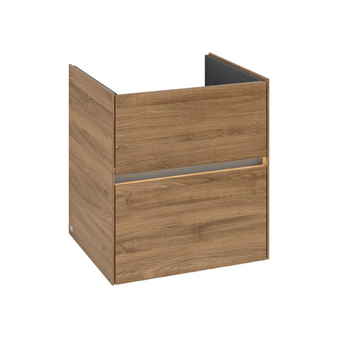 V&B Waschtischunterschrank Collaro 56,1x61x48cm, WT mi, LED 3,9W, Kan Oa
