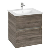 V&B Waschtischunterschrank Collaro 56,1x61x48cm, WT mi, LED 3,9W, st. Oa