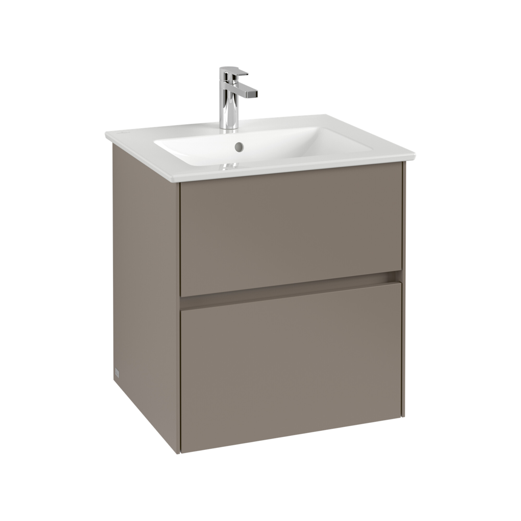 V&B Waschtischunterschrank Collaro 56,1x61x48cm, WT mittig, cashmere grey ; Villeroy & Boch
