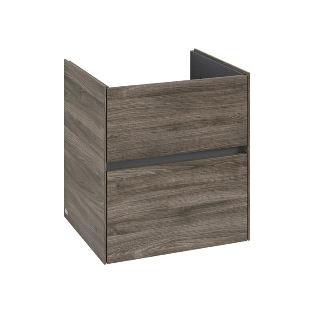 V&B Waschtischunterschrank Collaro 56,1x61x48cm, WT mittig, stone oak