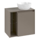 V&B Waschtischunterschrank Collaro 60x54,8x38cm, Waschtisch rechts, taupe-1