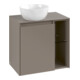 V&B Waschtischunterschrank Collaro 60x54,8x38cm, WT l, LED 2,9 W, wine r-1