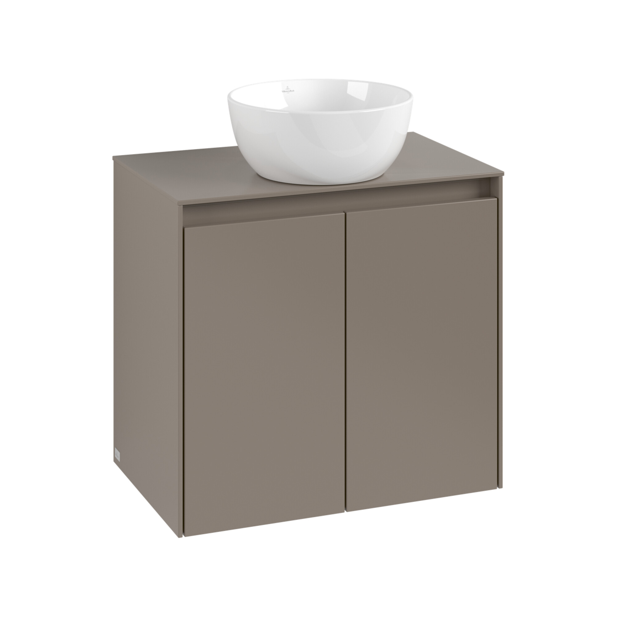 V&B Waschtischunterschrank Collaro 60x54,8x38cm, WT mittig, cashmere grey ; Villeroy & Boch