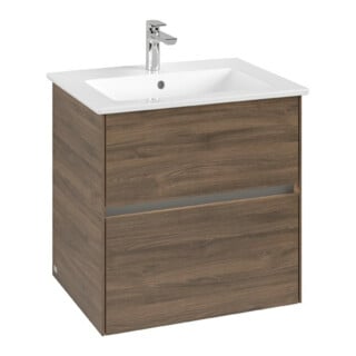 V&B Waschtischunterschrank Collaro 61,1x61x48cm, WT mi, LED 4,2W, Ariz. Oa