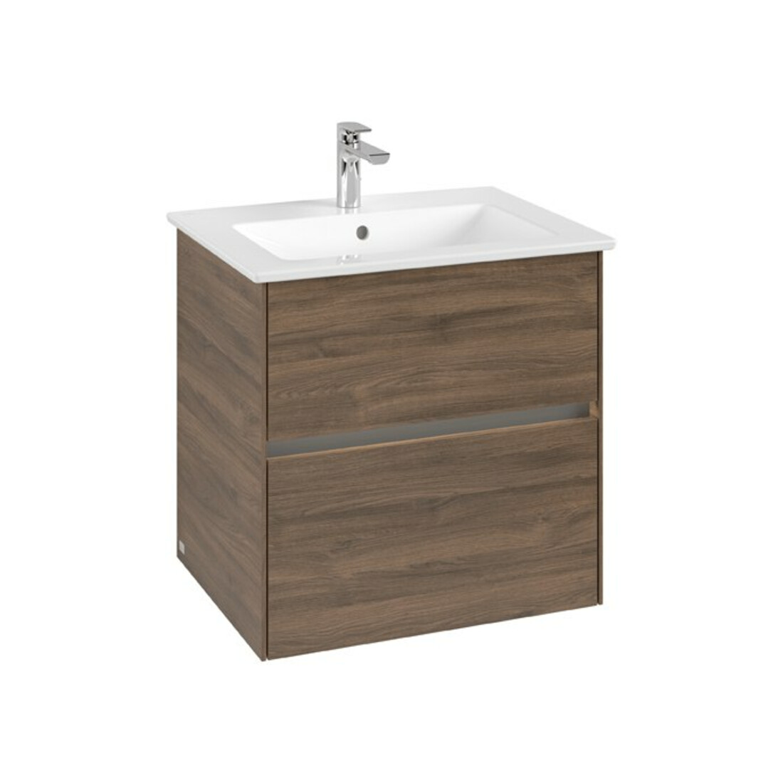V&B Waschtischunterschrank Collaro 61,1x61x48cm, WT mi, LED 4,2W, Ariz. Oa
