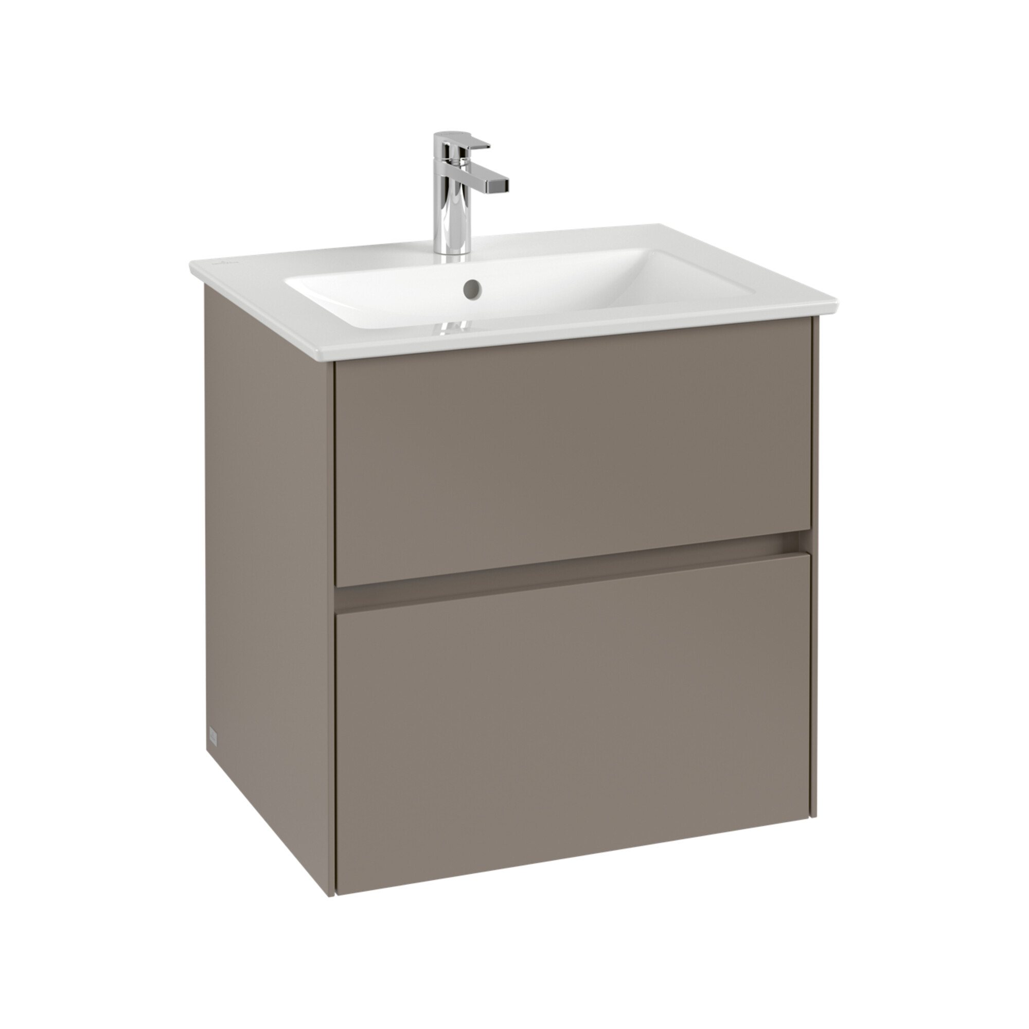 V&B Waschtischunterschrank Collaro 61,1x61x48cm, WT mi, LED 4,2W, bla Oa ; Villeroy & Boch