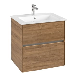 V&B Waschtischunterschrank Collaro 61,1x61x48cm, WT mi, LED 4,2W, Kan Oa
