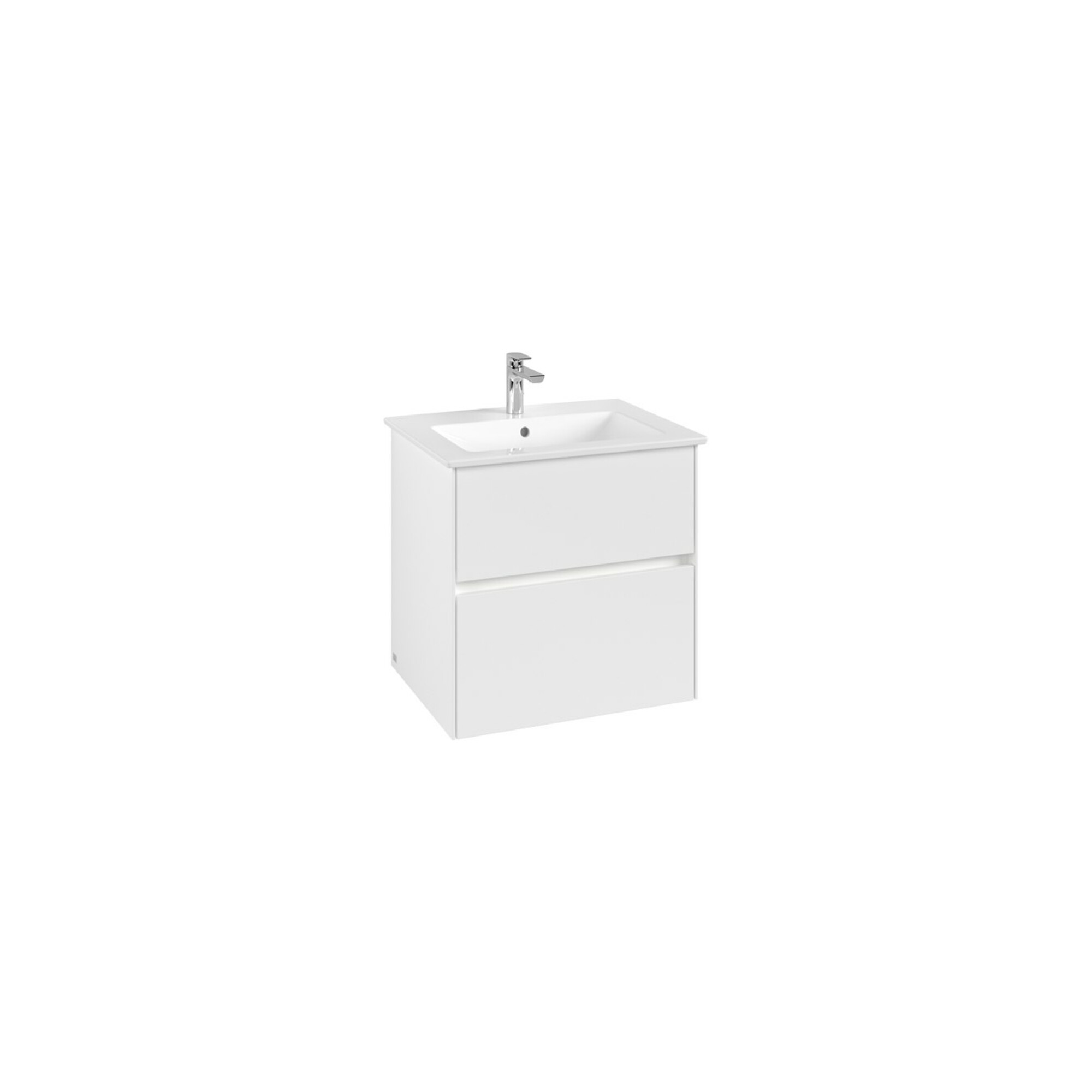 V&B Waschtischunterschrank Collaro 61,1x61x48cm, WT mi, LED 4,2W, wh. ma ; Villeroy & Boch
