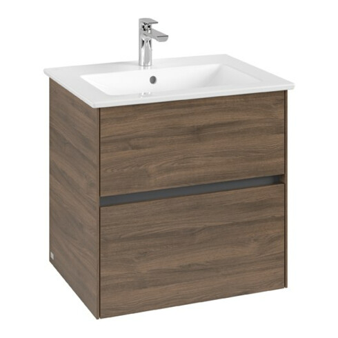 V&B Waschtischunterschrank Collaro 61,1x61x48cm, WT mittig, arizona oak