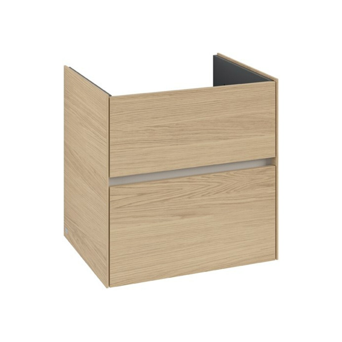 V&B Waschtischunterschrank Collaro 61,1x61x48cm, WT mittig, nordic oak