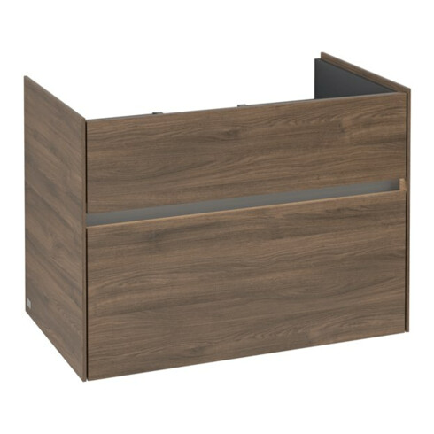 V&B Waschtischunterschrank Collaro 75,4x54,6x44,4cm, WT mi, LED, Ariz. Oa